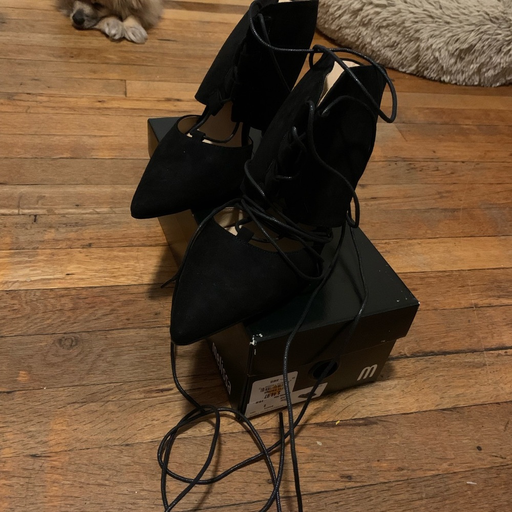 Asos Lace up 4.5 inch heels